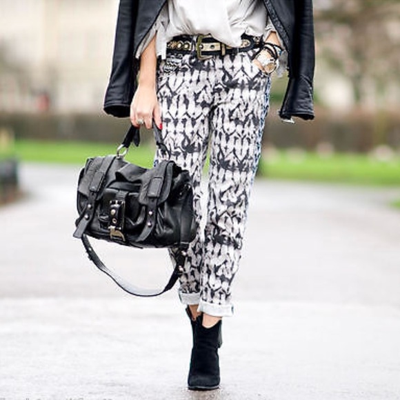 ISABEL MARANT x H&M Moto Stretch Skinny Jeans 4 - Picture 3 of 8